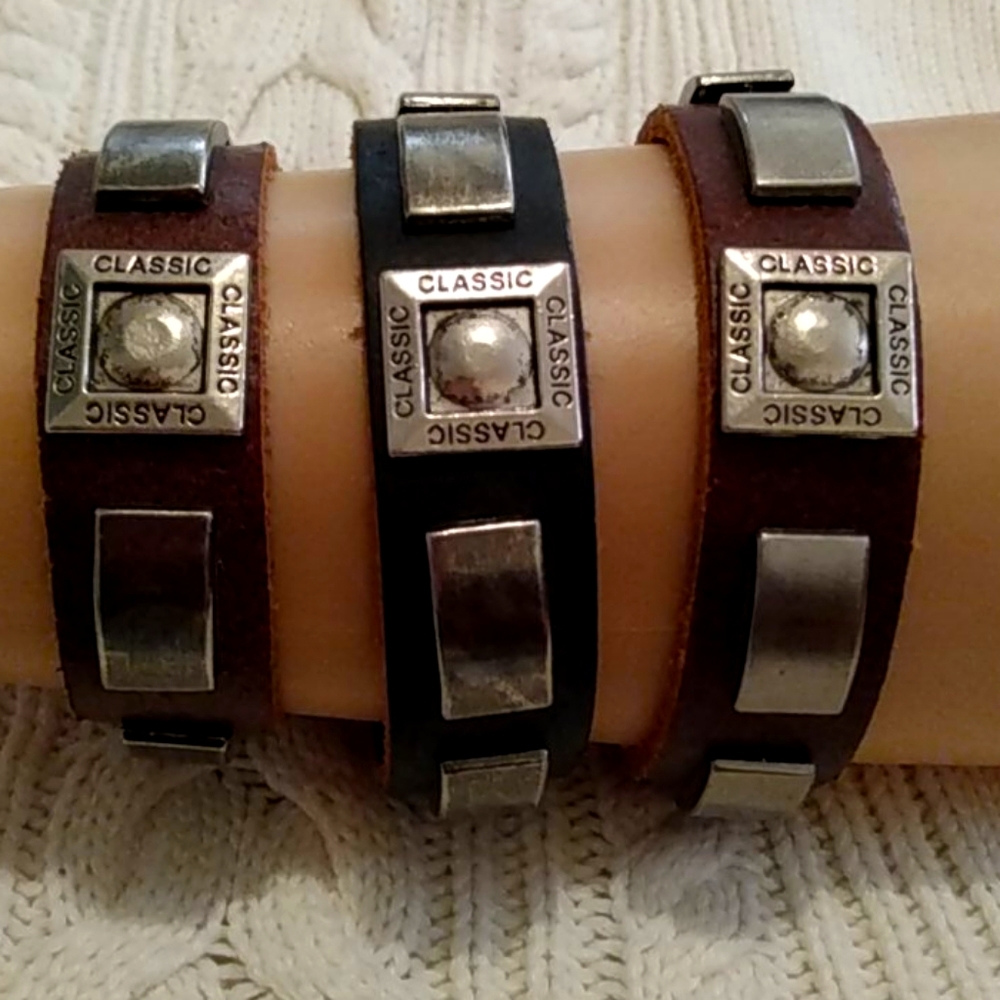 100% Leather Bracelets